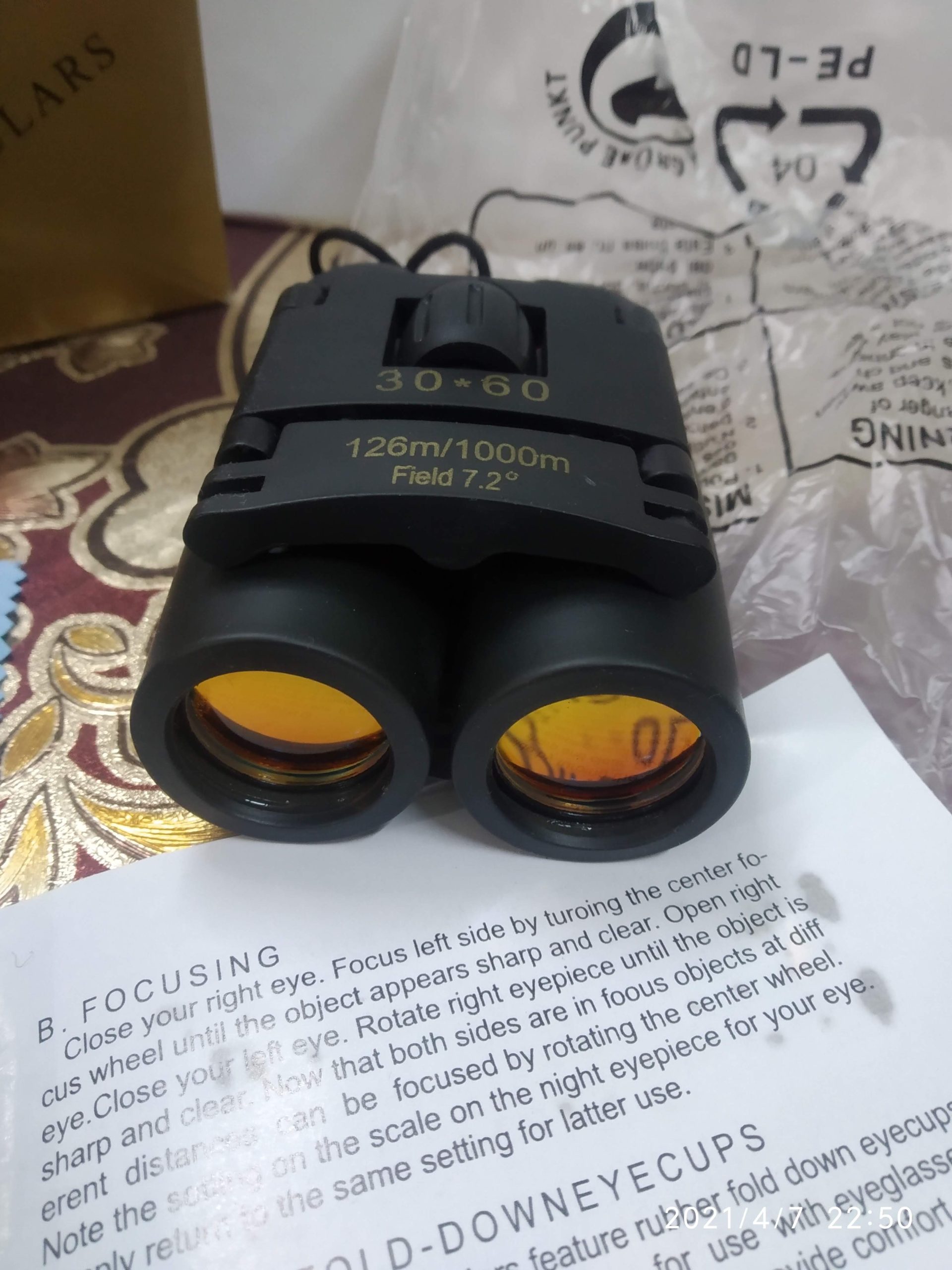 Sakura Binoculars 30x60 High Powered Mini Binos